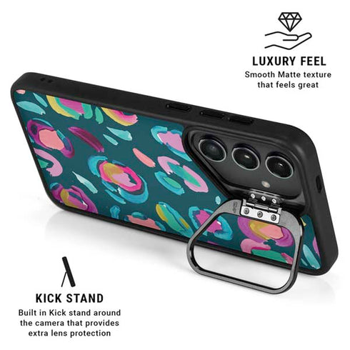 Leopard Spots by Etta Vee Galaxy S25 Kickstand Case